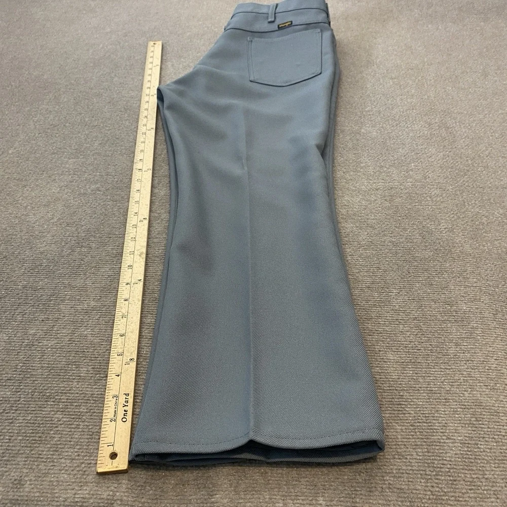 Vintage Wrangler Pants‎ Gray Mens Fits 36x27 Rancher Nylon Performance 00082GY